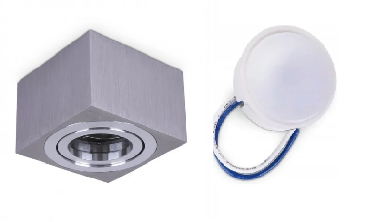Oprawa natynkowa spot LED kwadrat CHROM+ 5W Biała Neutralna