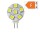 Żarówka LED G4 12V DC TALERZYK 1,2W biała zimna