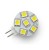 Żarówka LED G4 12V DC TALERZYK 1,2W biała zimna