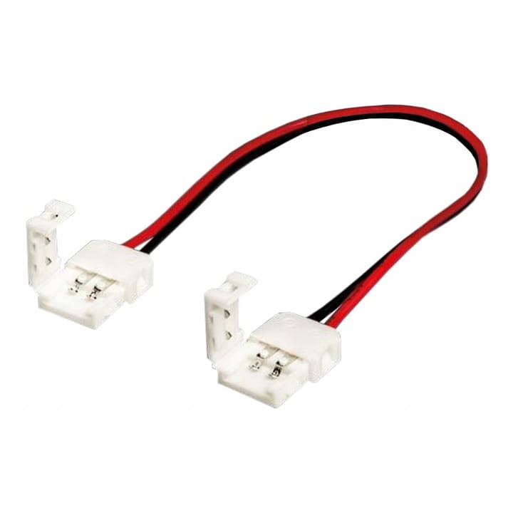Złączka klips klik spinka 10mm 2pin do taśma LED