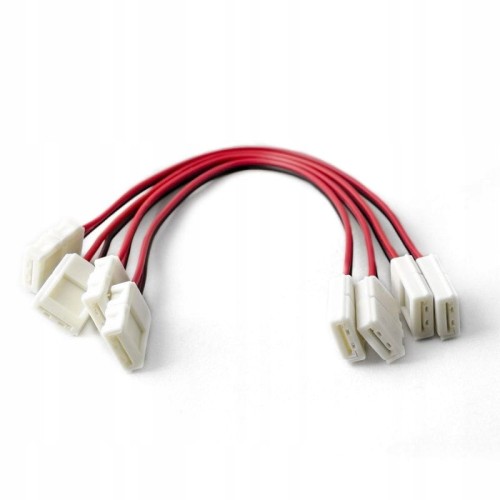 Złączka klips klik spinka 10mm 2pin do taśma LED
