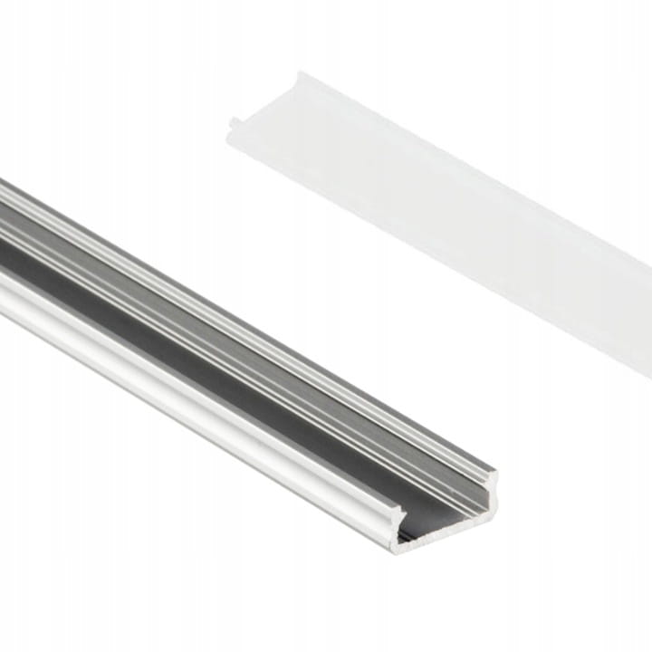 Profil aluminiowy 2m typ D surowy