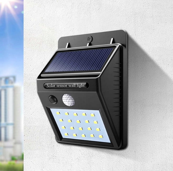 Lampa solarna uliczna VENUS LED z czujnikiem ruchu i zmierzchu