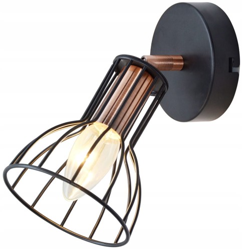 Kinkiet lampa ścienna Loft E14