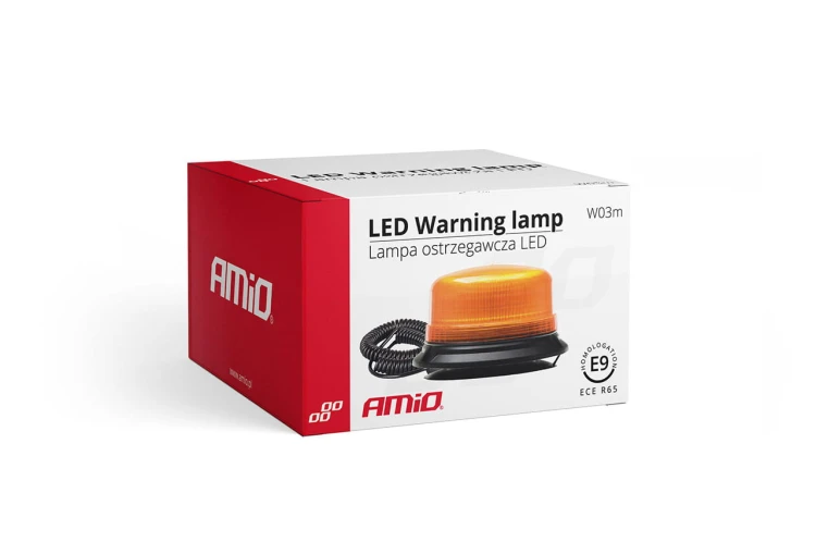 Lampa ostrzegawcza W03M magnetyczna R65 R10 36LED 12/24V IP56