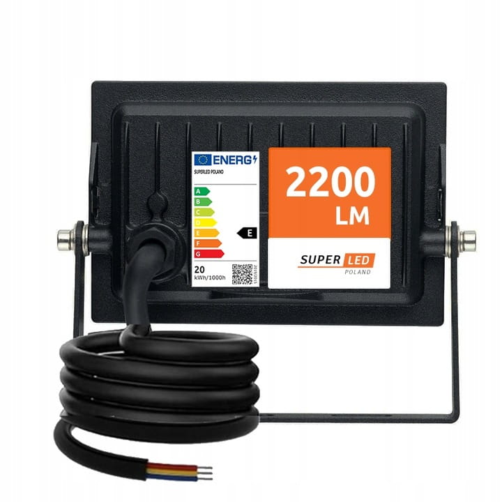 Naświetlacz LED 20W biały zimny