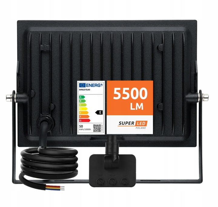 Naświetlacz LED 50W z czujnikiem ruchu