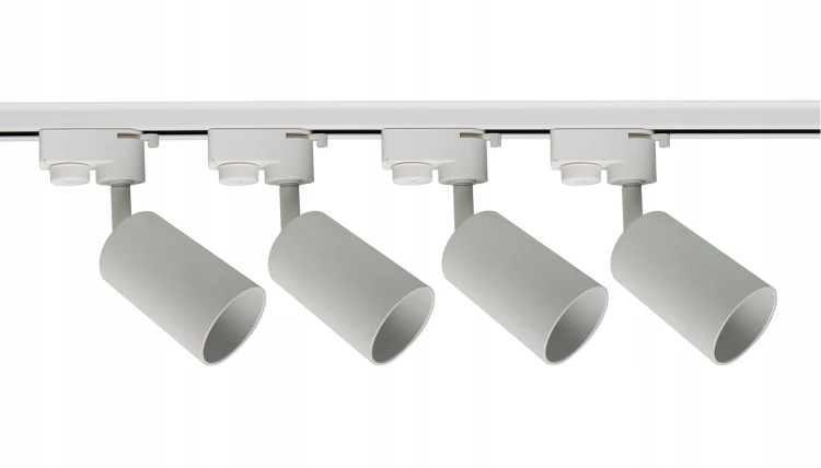 Zestaw Szynoprzewód Szyna 2m + 4x Lampy GU10