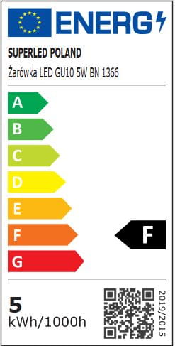 6x Żarówka LED GU10 5W biała neutralna