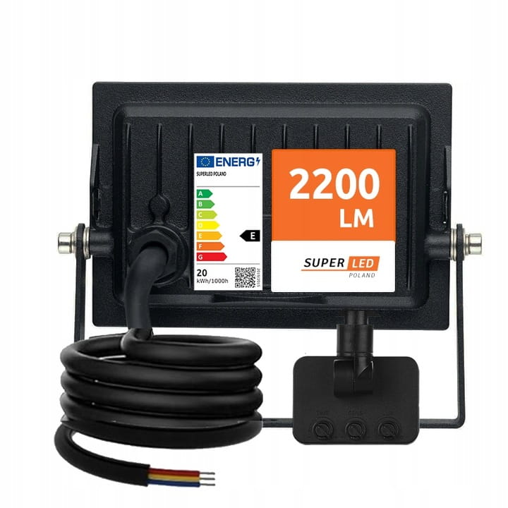 Naświetlacz LED 20W neutralny z czujnikiem ruchu