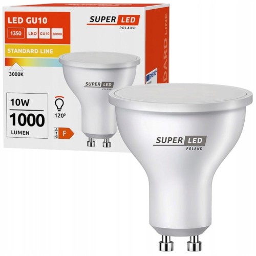 Żarówka LED GU10 10W biała ciepła