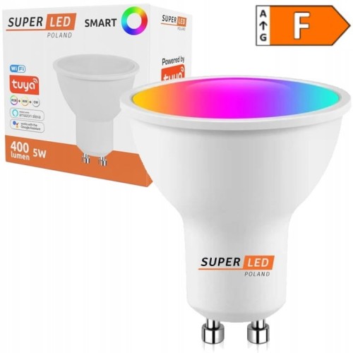 Żarówka LED GU10 SMART 5W RGB WW CW Wi-Fi TUYA