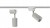 Szynoprzewód 1m + 3x Lampa LINEA