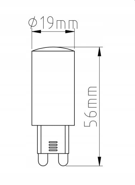 Żarówka LED G9 7W 630lm