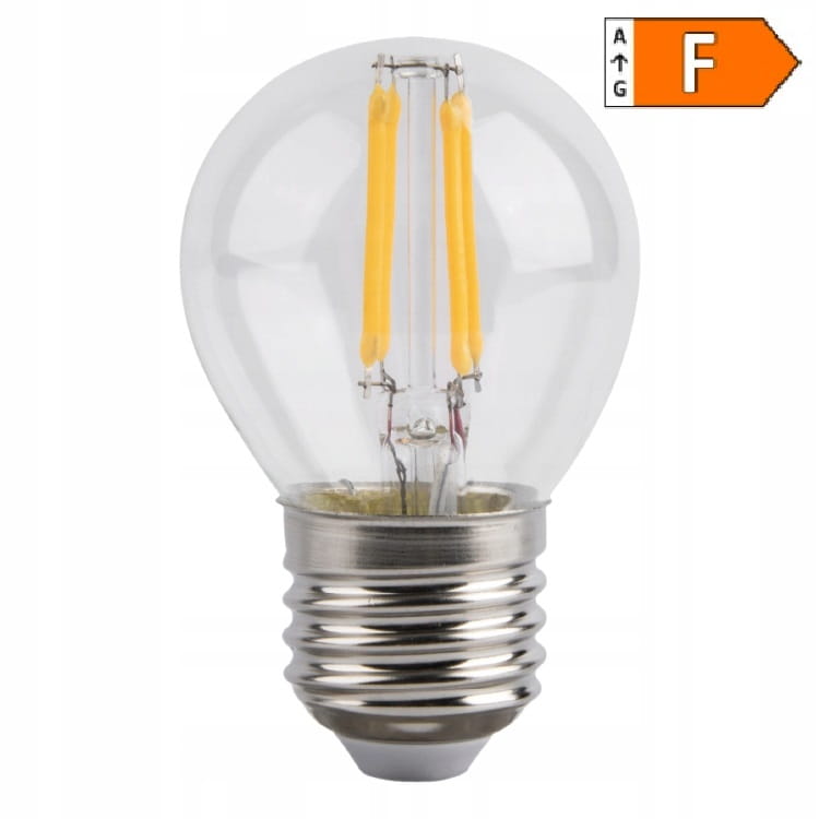 Żarówka LED E27 Filament 2W G45 biała neutralna