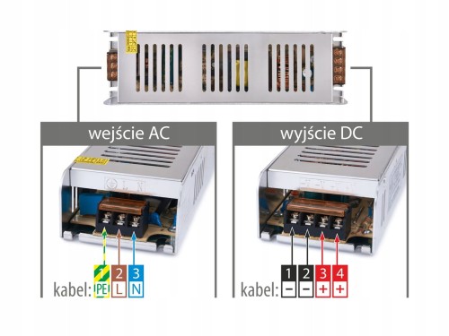Zasilacz modułowy LED DC 60W 5A 12V