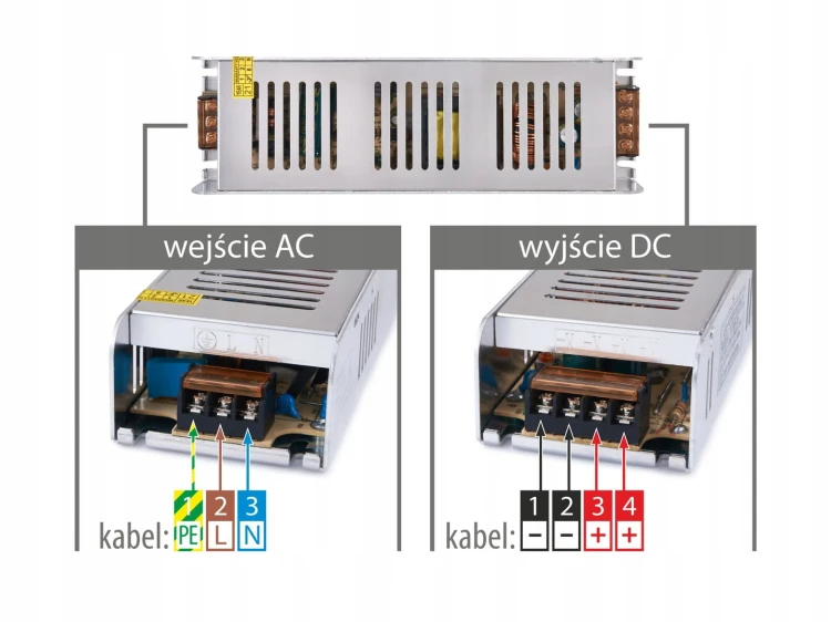 Zasilacz modułowy LED DC 60W 5A 12V