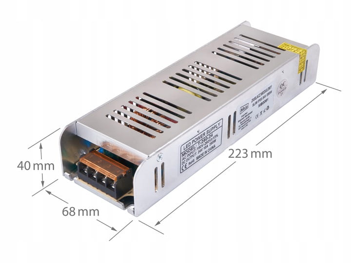 Zasilacz modułowy LED DC 250W 20A 12V