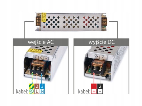 Zasilacz modułowy LED DC 80W 6,5A 12V