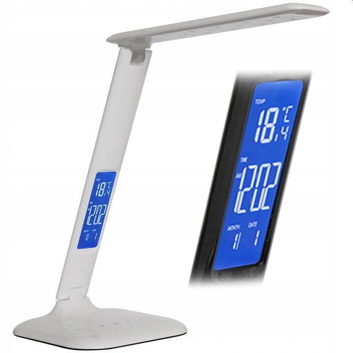 Lampka biurkowa LED z wyświetlaczem 7W