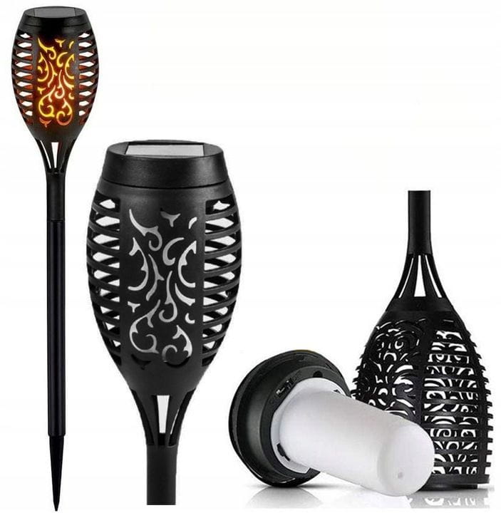 Lampa solarna LED FLAMI pochodnia
