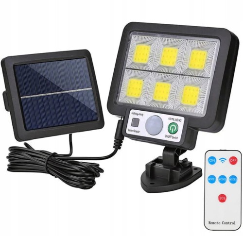 Lampa solarna uliczna LED MERKURY z czujnikiem ruchu i zmierzchu
