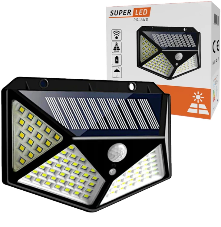 Lampa solarna uliczna LED MARS z czujnikiem ruchu i zmierzchu