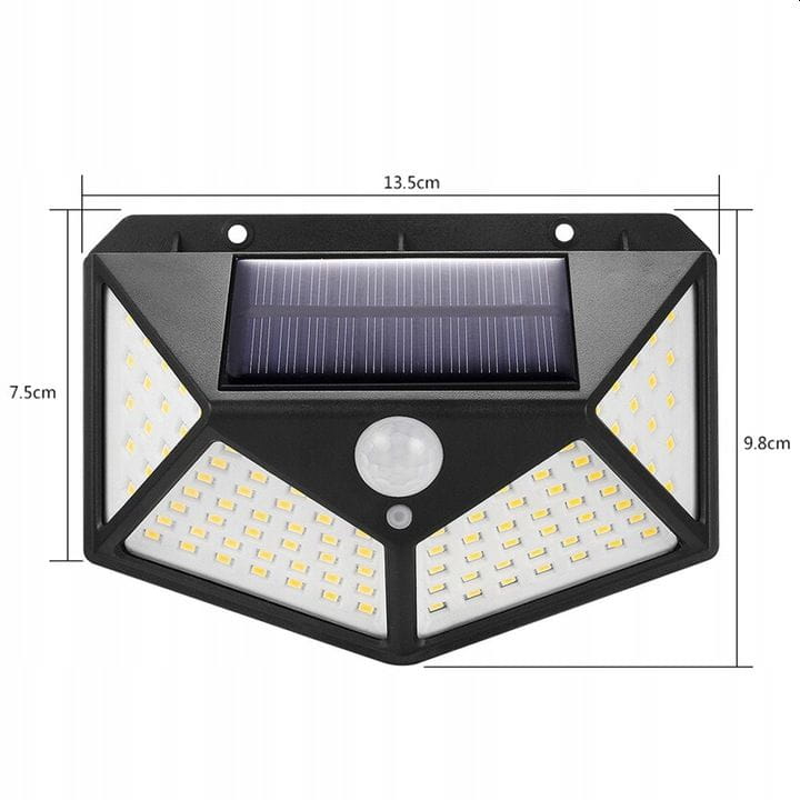 Lampa solarna uliczna LED MARS z czujnikiem ruchu i zmierzchu