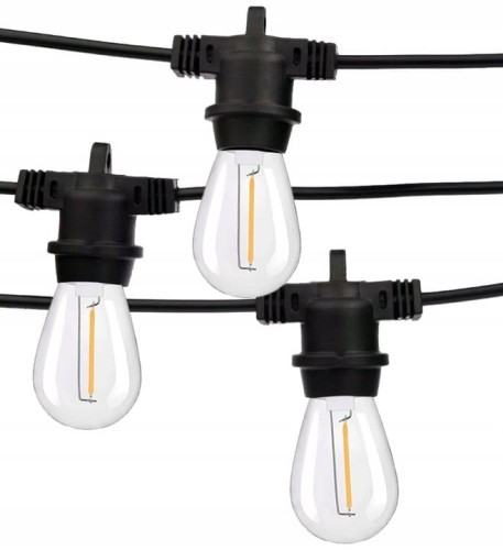 Girlanda Ogrodowa LED 15m+15x E27 1W