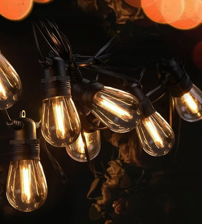 Girlanda Ogrodowa LED 15m+15x E27 1W
