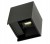 Lampa kinkiet ogrodowy elewacyjna 2x 3W LED czarny
