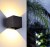 Lampa kinkiet ogrodowy elewacyjna 2x 3W LED czarny
