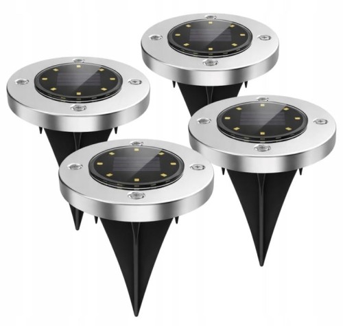 4x Lampa SOLARNA Ogrodowa LED Wbijana Terra
