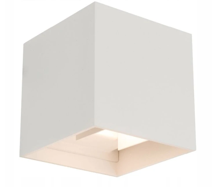 Lampa kinkiet ogrodowy elewacyjna 2x 3W LED biały