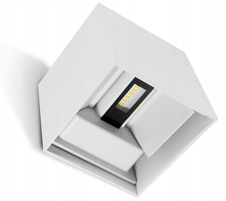 Lampa kinkiet ogrodowy elewacyjna 2x 3W LED biały