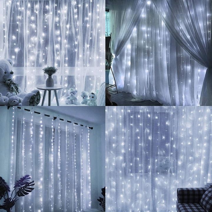 Kurtyna Świetlna USB LED Sople 3x3m zimna