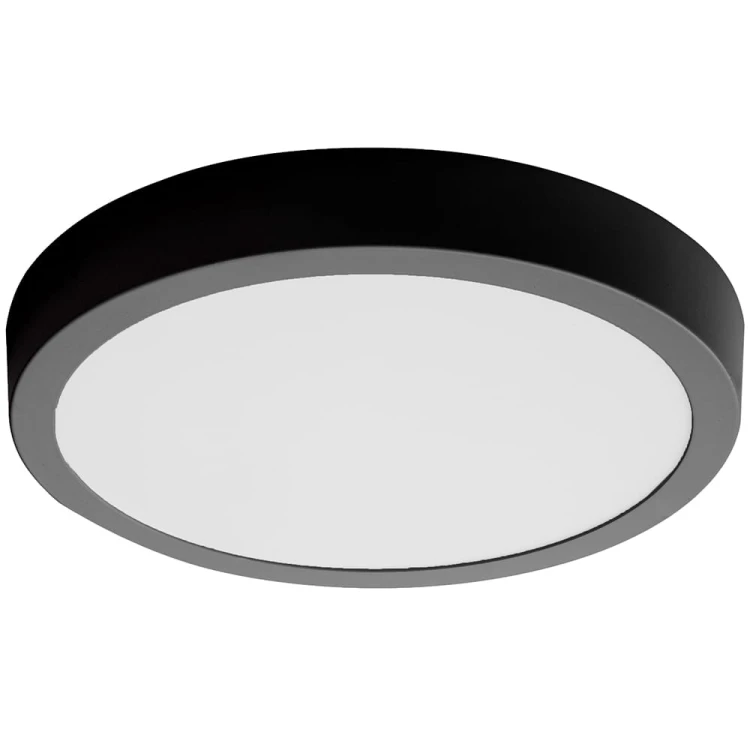 Panel Natynkowy LED 18W ciepły okrągły czarny