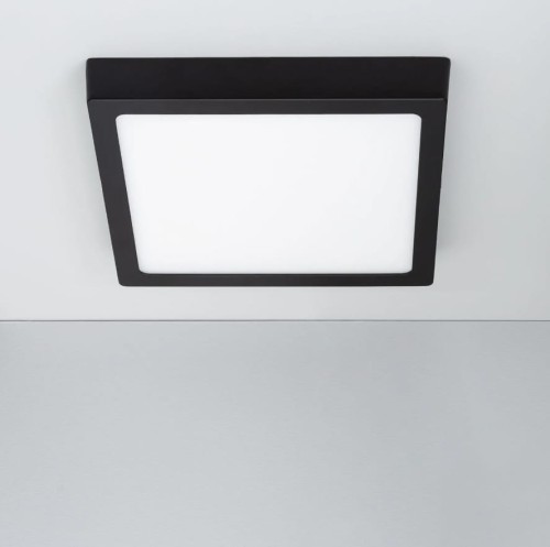 Panel Natynkowy LED 18W neutralny kwadrat czarny