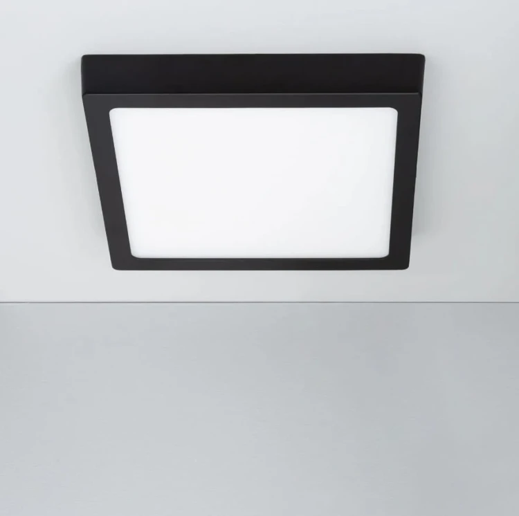 Panel Natynkowy LED 18W neutralny kwadrat czarny