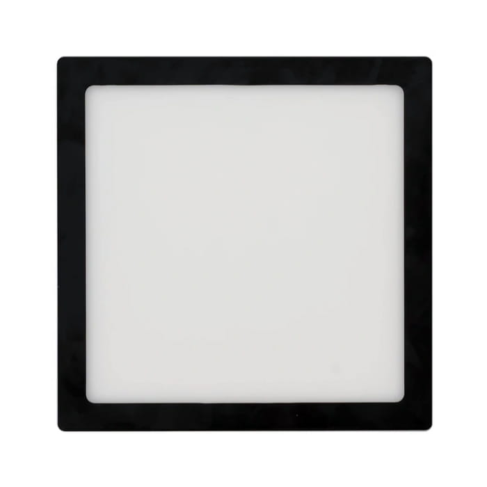 Panel Natynkowy LED 18W neutralny kwadrat czarny