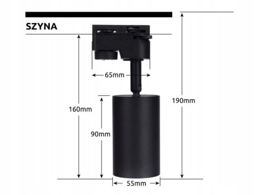 Zestaw 2x Szynoprzewód 2m+ 8x Oprawa LINEA  + łącznik szyn narożny