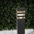 Lampa Ogrodowa Słupek 80 cm E27 z gniazdem 230V