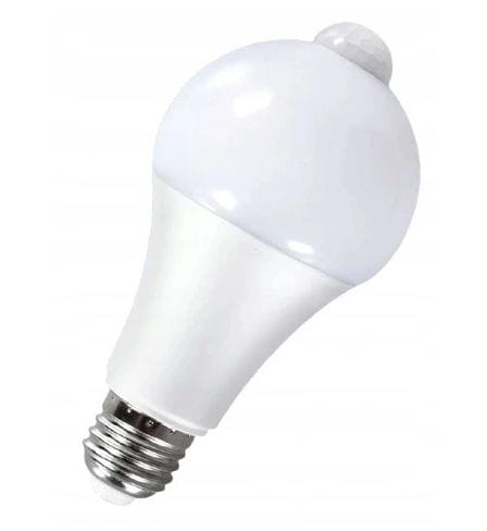 Żarówka LED E27 z czujnik zmierzchu 12W