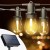 Girlanda solarna LED Lampki 15 m + 15x żarówka LED