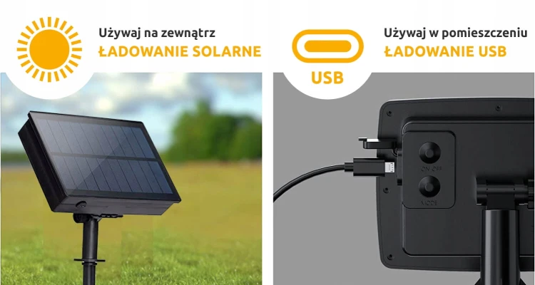 Girlanda solarna LED Lampki 15 m + 15x żarówka LED