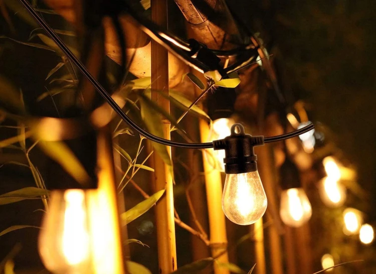 Girlanda solarna LED Lampki 15 m + 15x żarówka LED