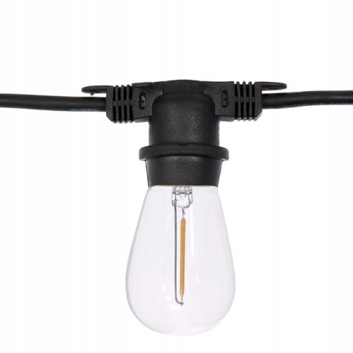 Girlanda Ogrodowa LED 10m + 20x Żarówki LED E27 1W