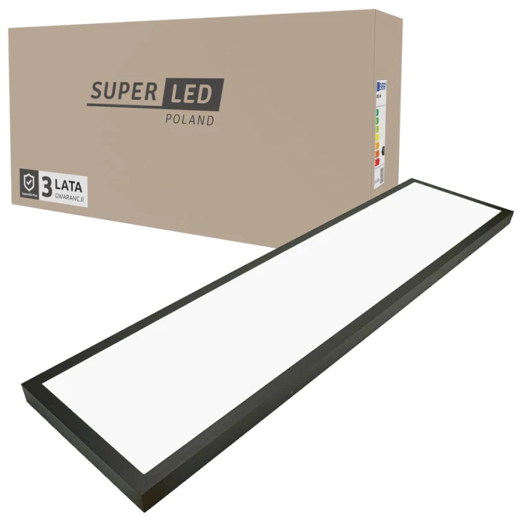 Panel LED Sufitowy 60W Natynkowy 120 x 30cm Plafon