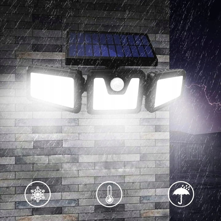 Lampa solarna uliczna LED SATURN z czujnikiem ruchu i zmierzchu