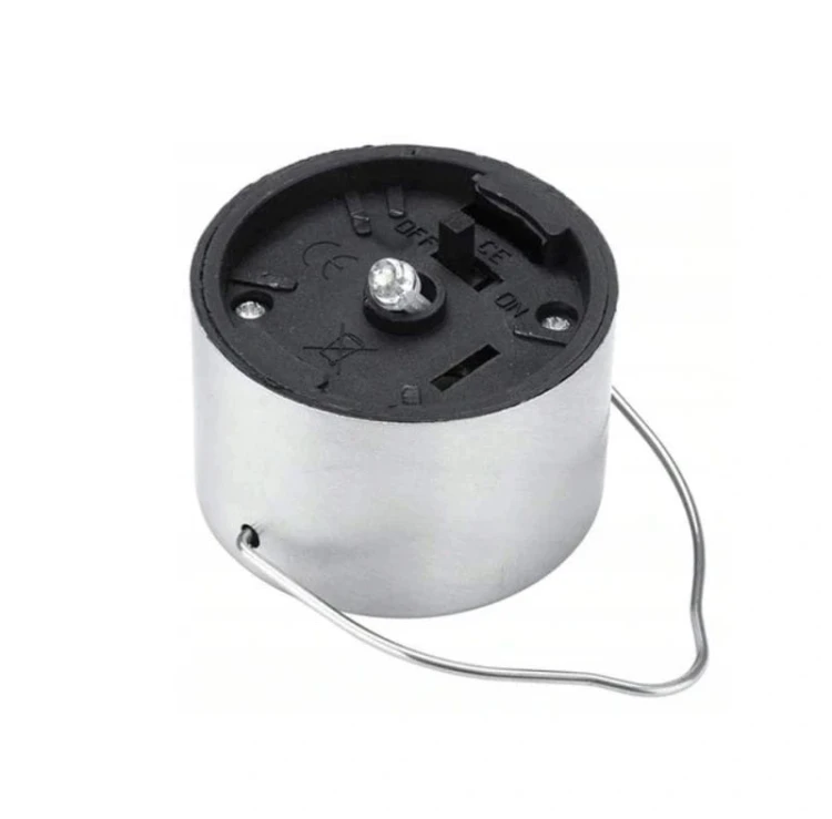 Lampa solarna LED Kula wisząca LED szklana zimna